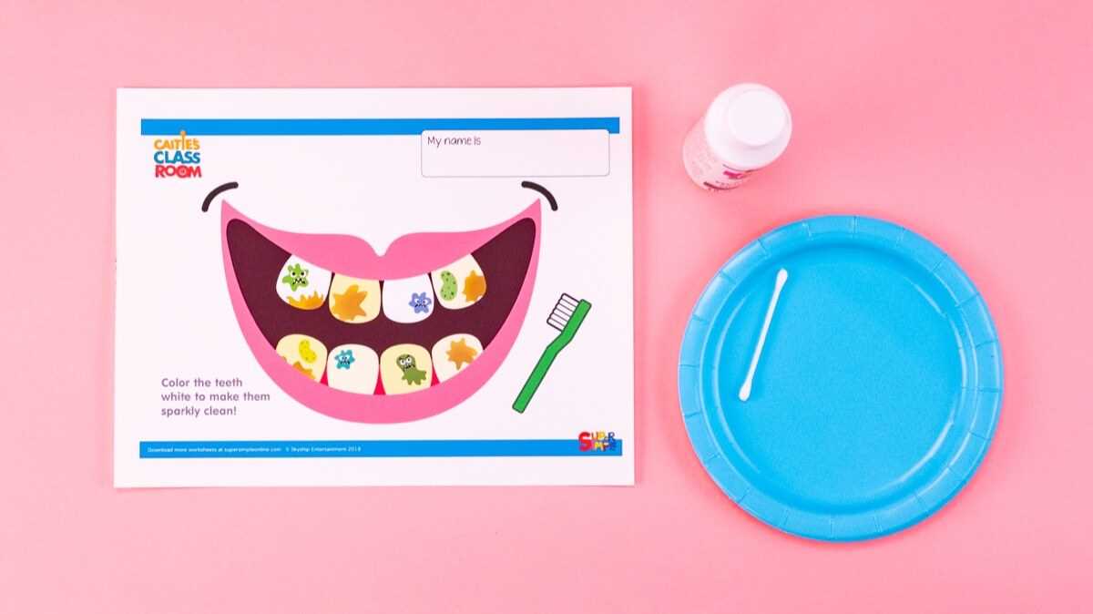 brushing teeth worksheets