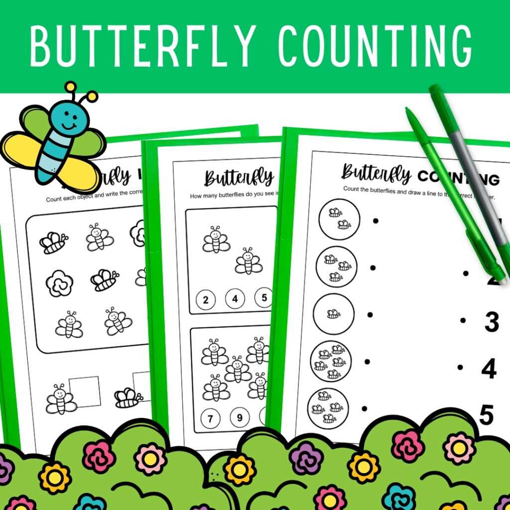 butterfly preschool worksheets