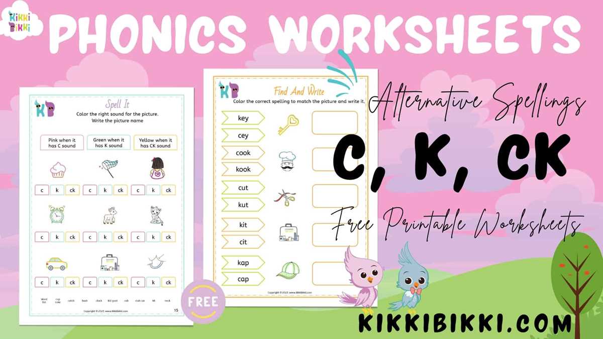 c or k worksheet