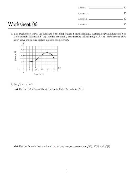 calculus 1 worksheet 6