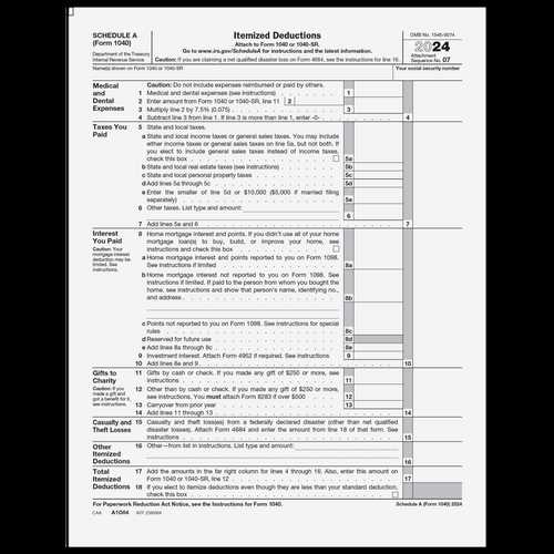 california itemized deductions worksheet 2026