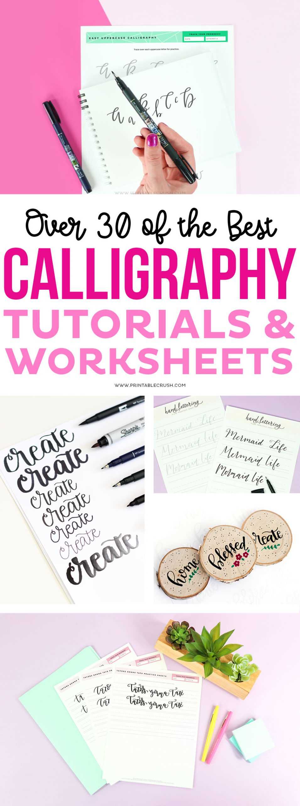 calligraphy worksheets