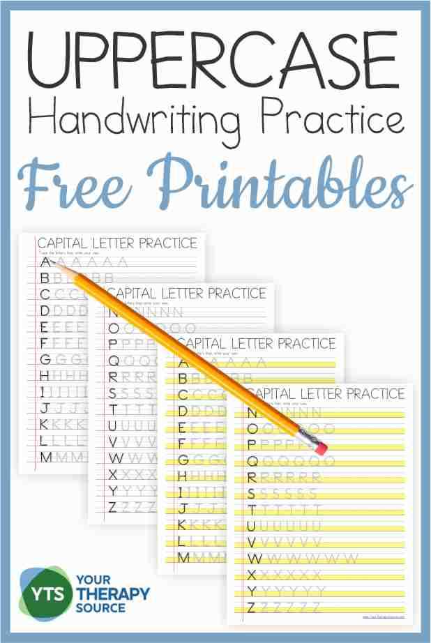 capital letter worksheets