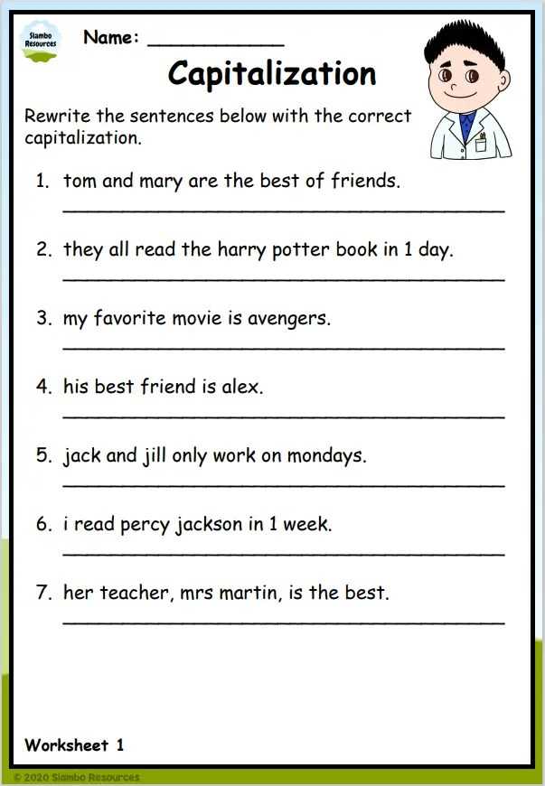 capital letters worksheet ks3 capital letters worksheet ks3