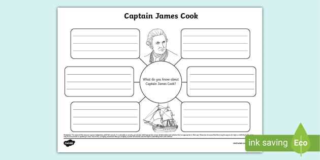 captain james cook worksheets