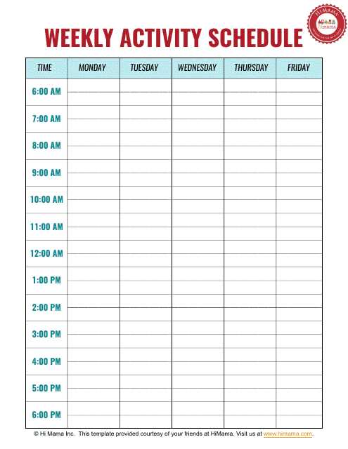 cbt activity scheduling worksheet