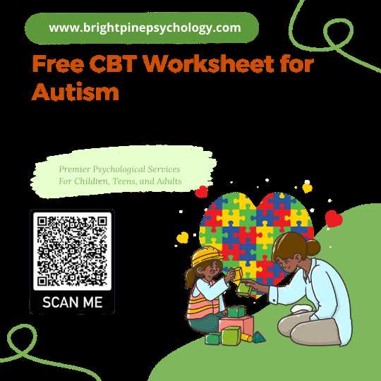 cbt autism worksheets