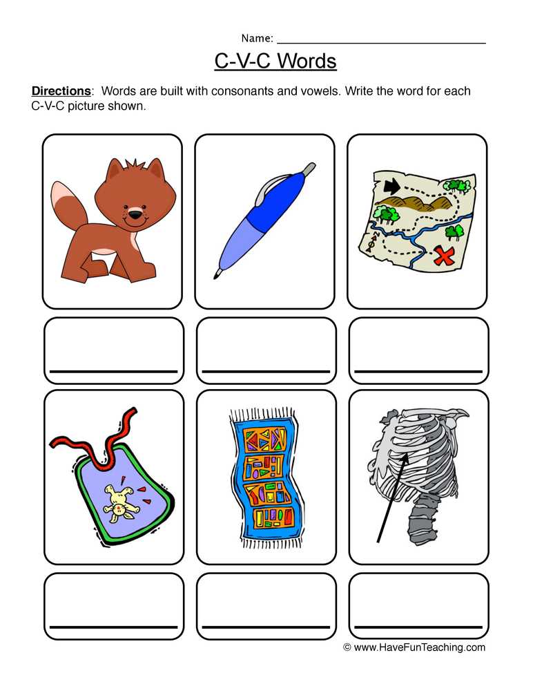 cccvc worksheets