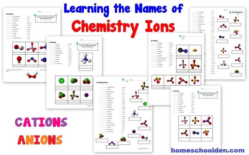 chemistry ions and subatomic particles worksheet