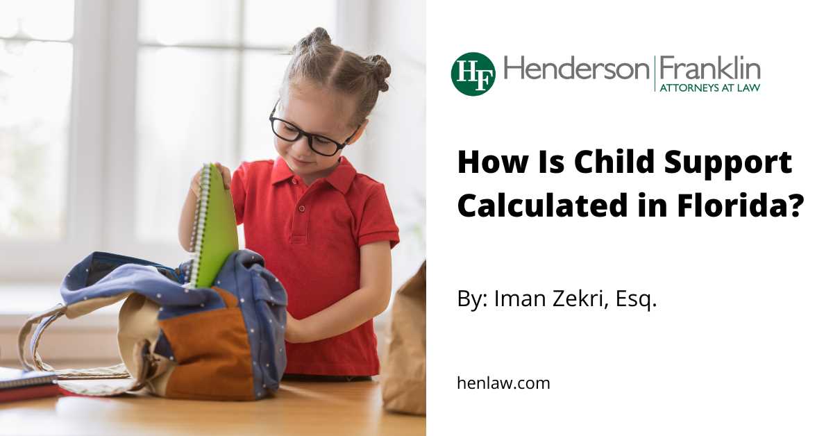 child support worksheet florida