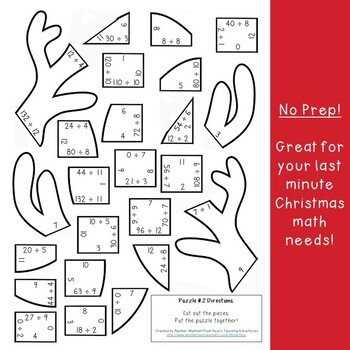 christmas division worksheets