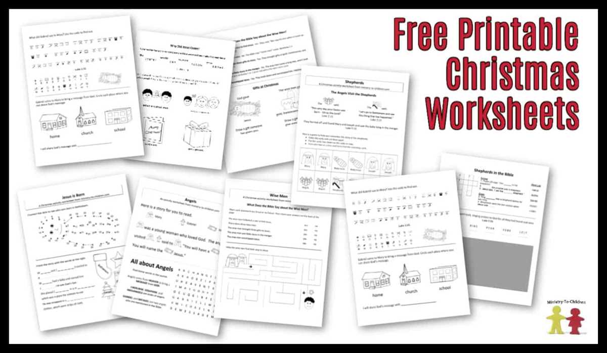 christmas jesus worksheets