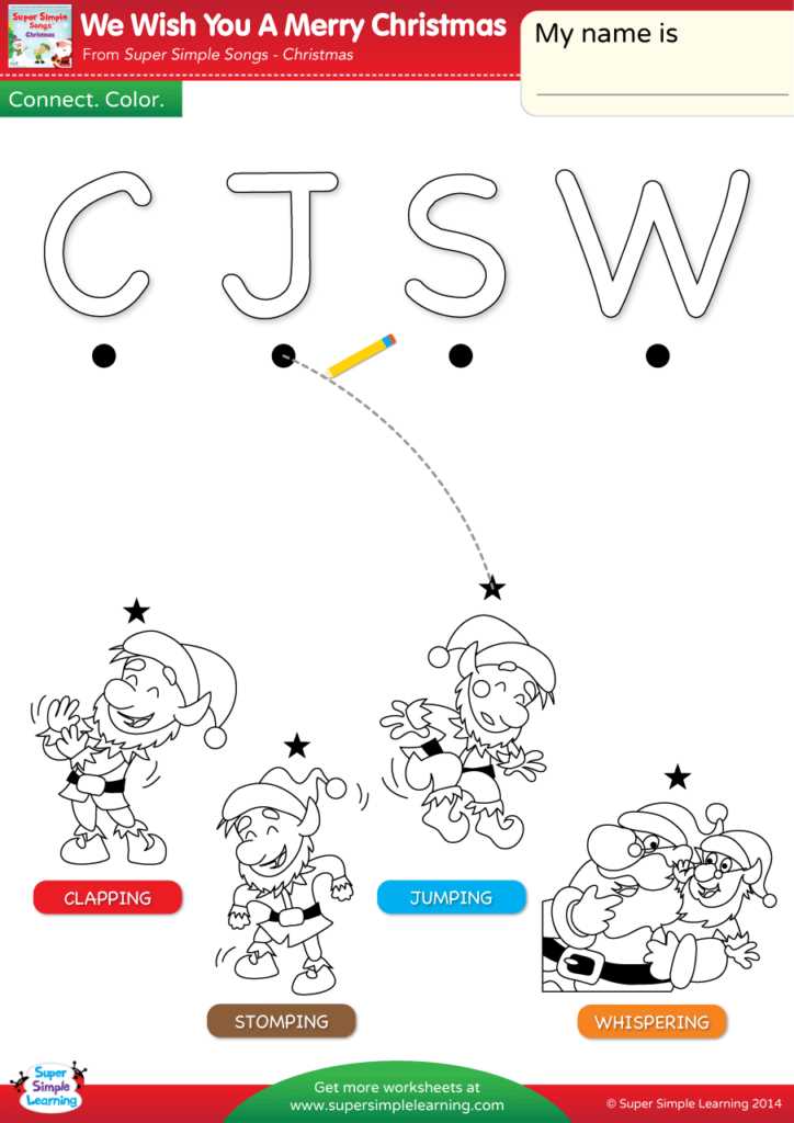 christmas phonics worksheets