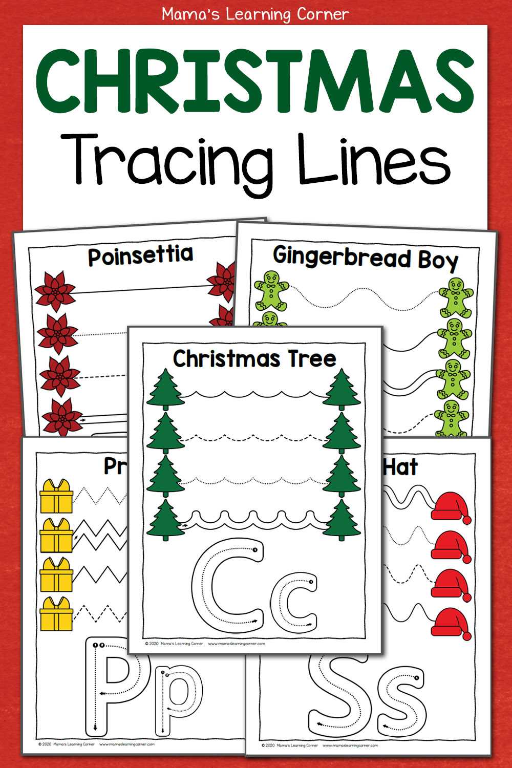 christmas tree worksheets preschool