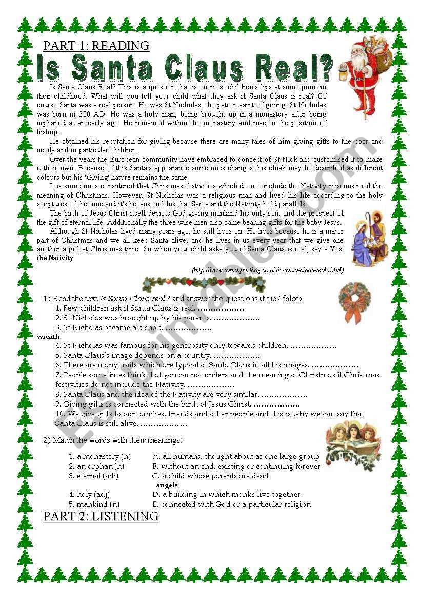 christmas worksheets for adults