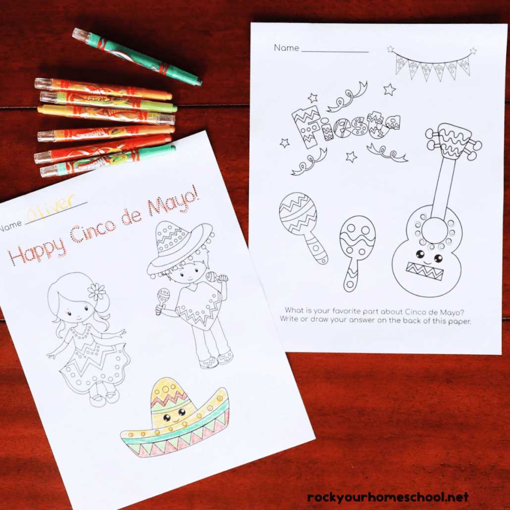 cinco de mayo worksheets free