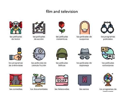cinema vocabulary worksheet