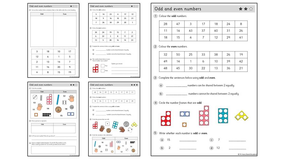 circle the even number worksheet