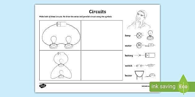 circuits review worksheet