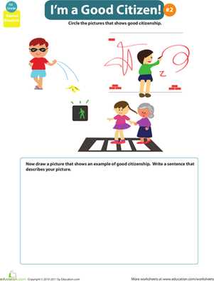 citizen in the community worksheet citizen in the community worksheet