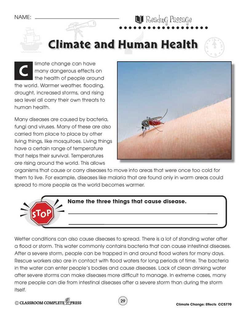 climate change live worksheet