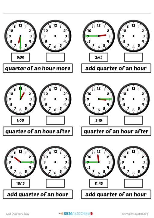 clock arithmetic worksheet