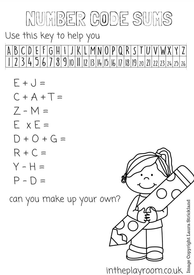 code fun worksheets