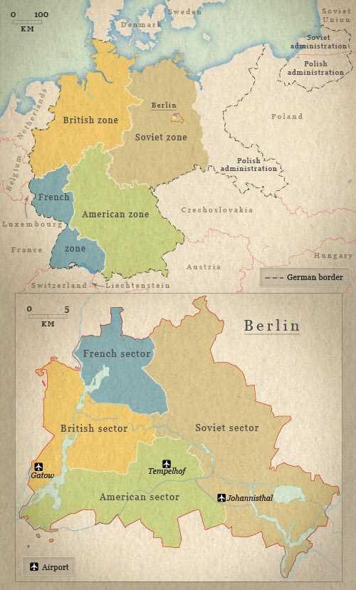 cold war division map worksheet