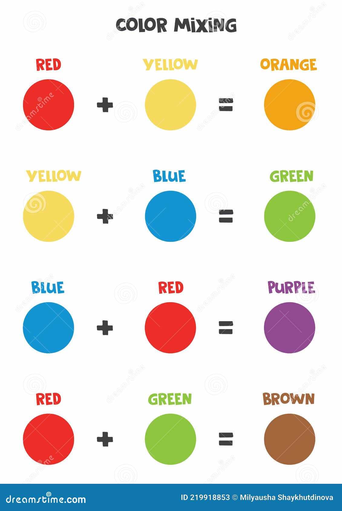 color mix worksheet