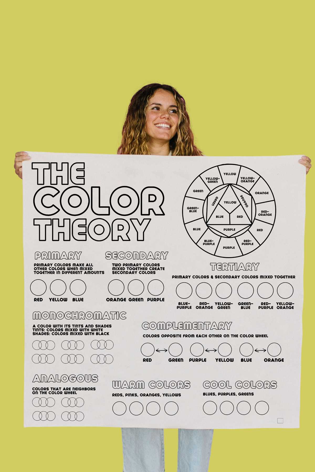 color theory worksheet