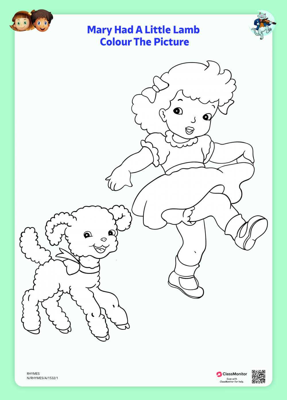 colour the picture worksheet