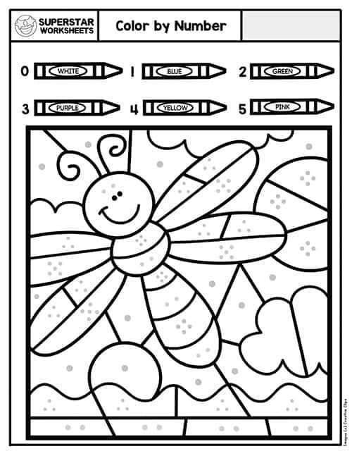 colouring worksheets for kindergarten