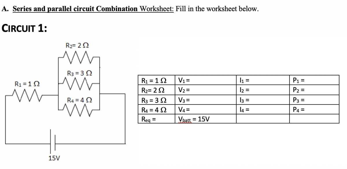 combination circuit practice worksheet