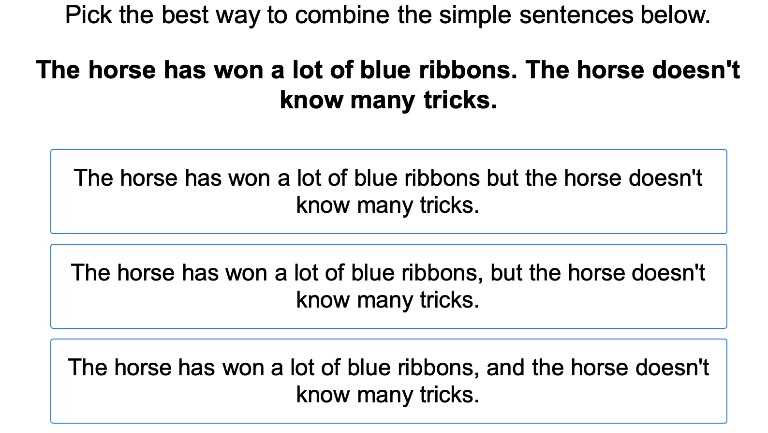 commas to separate clauses worksheet