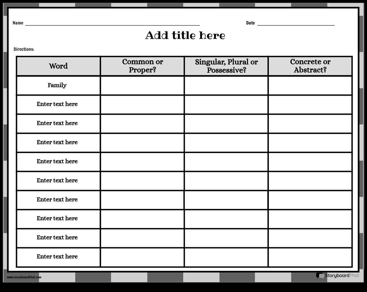 common proper abstract concrete collective nouns worksheet
