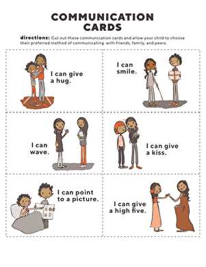 communication worksheet