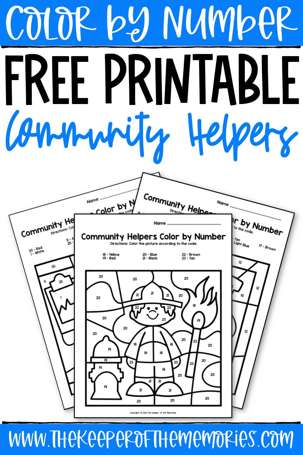 community helpers printable worksheets
