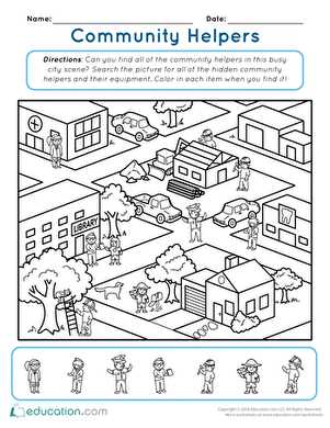 community helpers worksheets coloring community helpers worksheets coloring