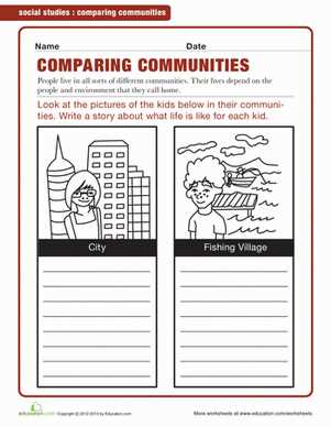 community worksheets for grade 2