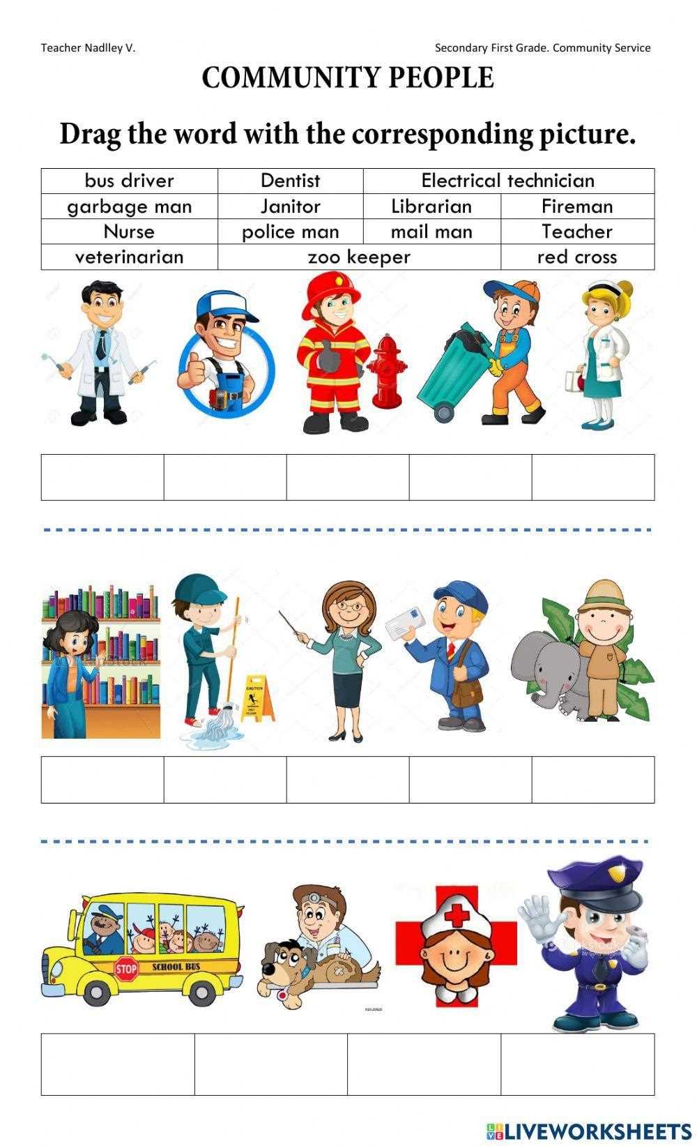 community worksheets for grade 2