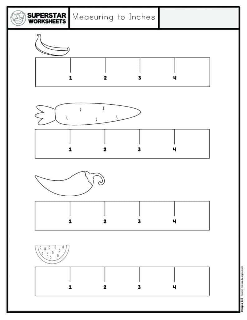 comparing measurement worksheets for 2nd grade