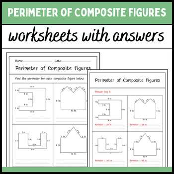 compound shapes with circles worksheet