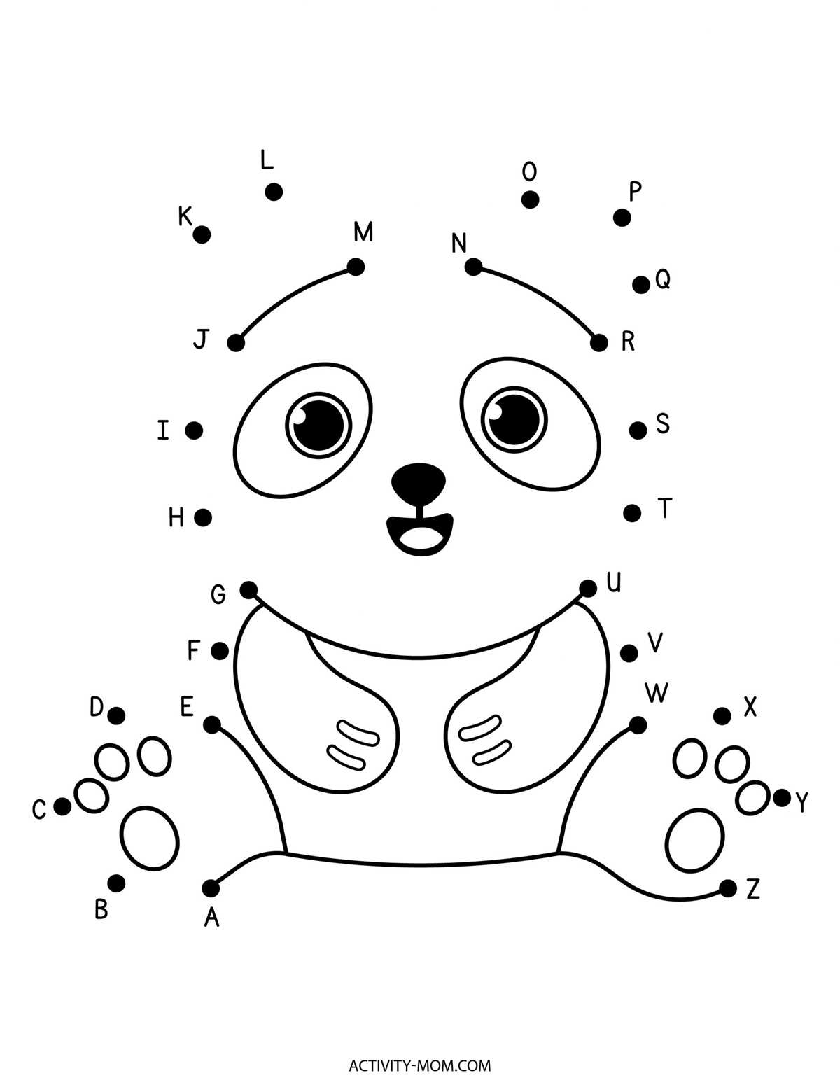 conect the dots worksheets