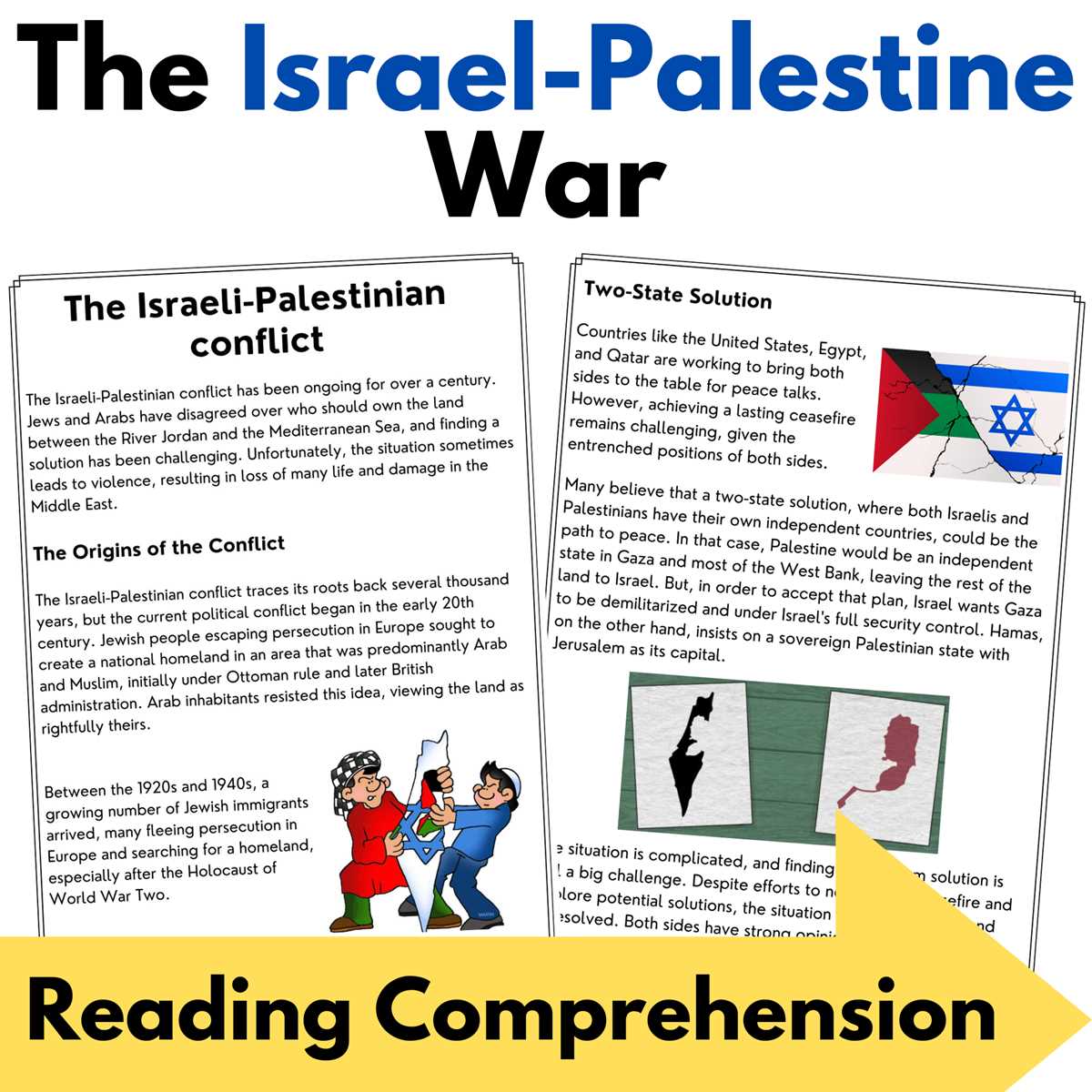 conflict in the middle east worksheet
