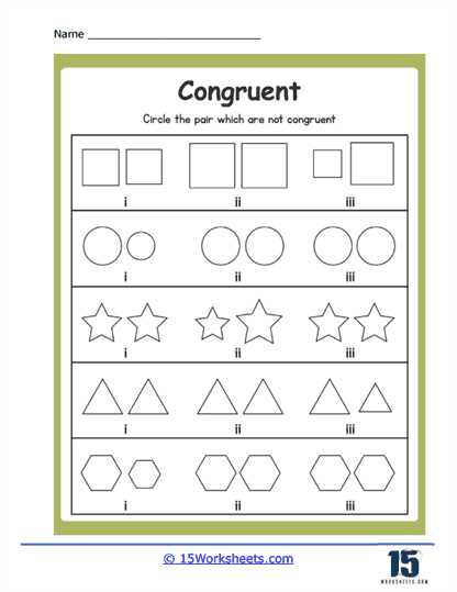 congruence transformation worksheet