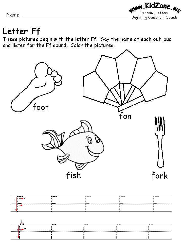 consonant sounds worksheets free