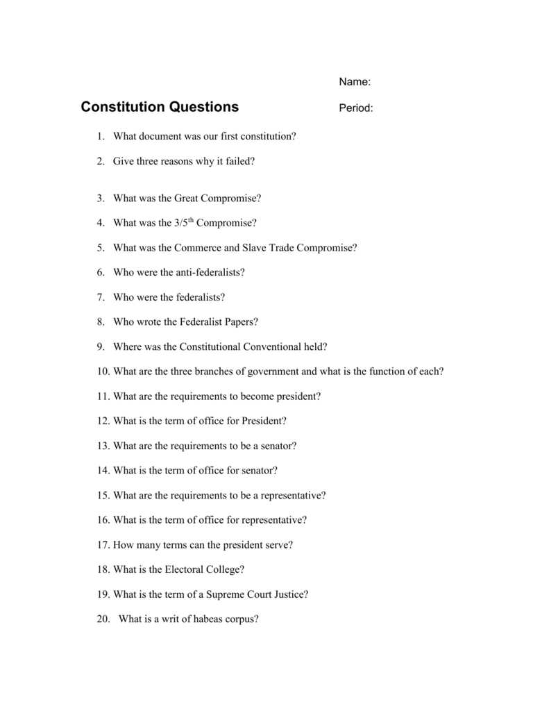 constitutional principles worksheet icivics