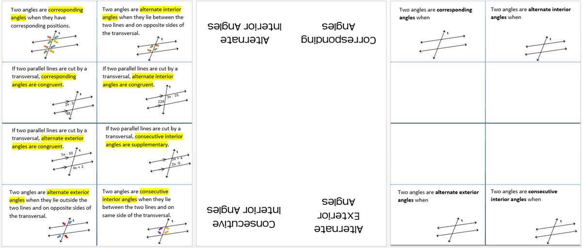 constructing parallel lines worksheet