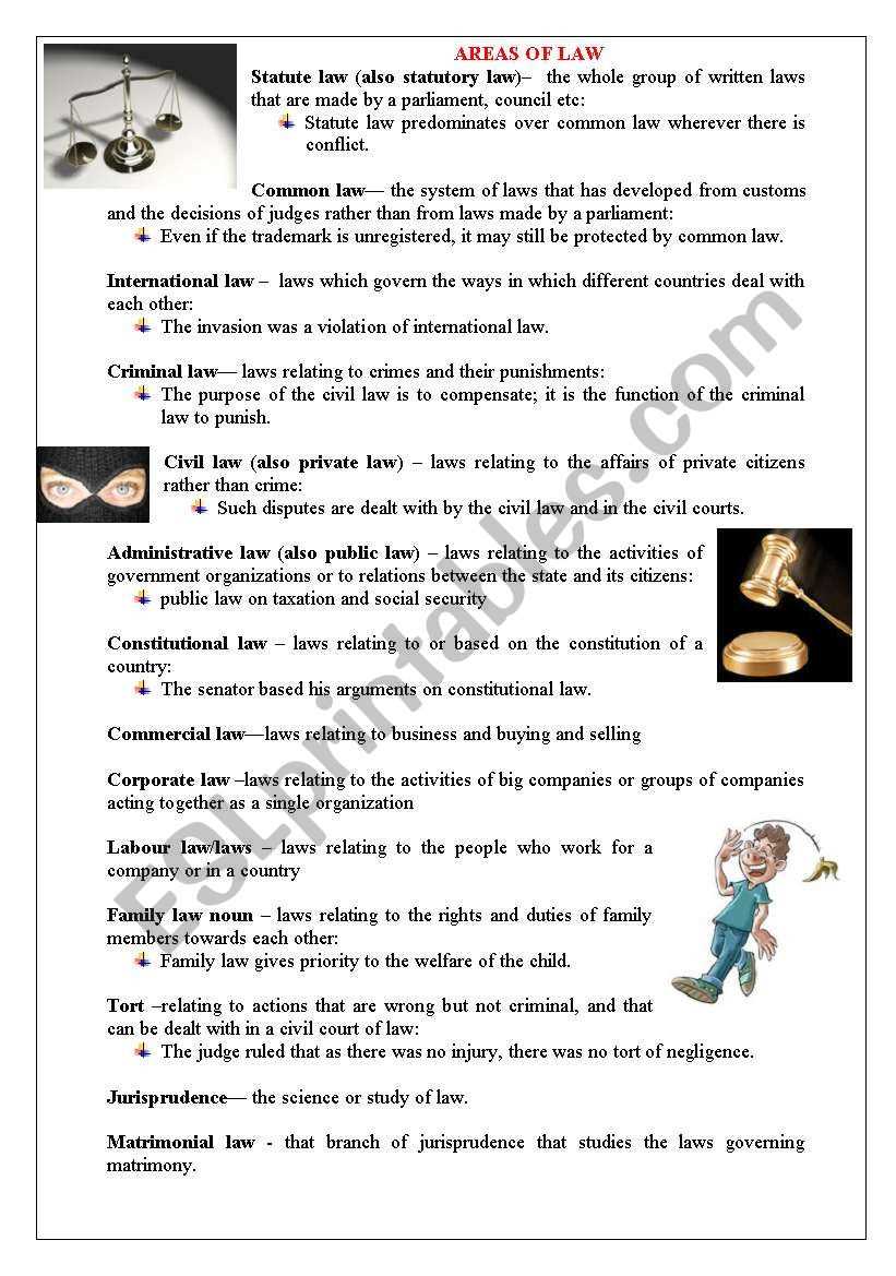 contract law worksheet
