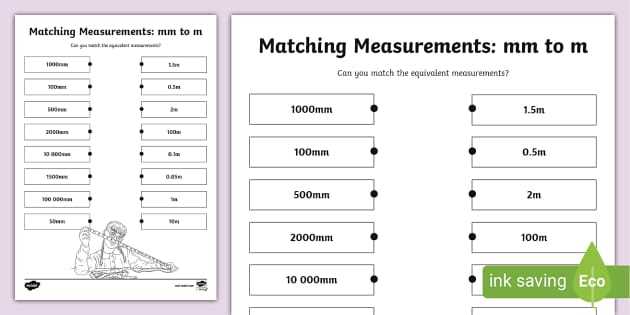 converting between mm cm m km worksheets